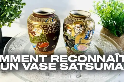 Deux vases japonais ornés de figures et de motifs complexes, un guide pour comment reconnaître un vase Satsuma.
