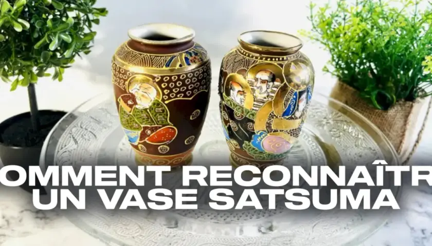 Deux vases japonais ornés de figures et de motifs complexes, un guide pour comment reconnaître un vase Satsuma.
