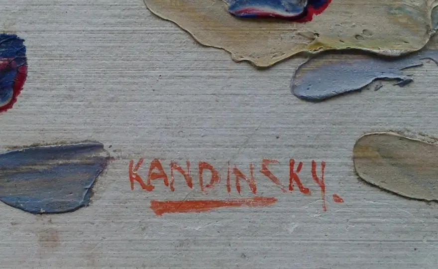 Signature de Kandinsky - Pourquoi le monogramme ne suffit jamais ?