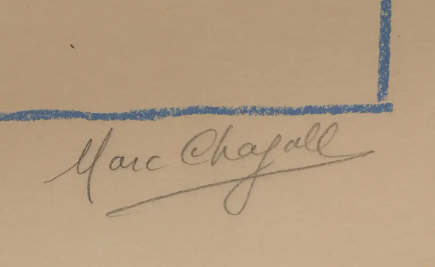 Signature Marc Chagall - Comment l'identifier et éviter les faux ?