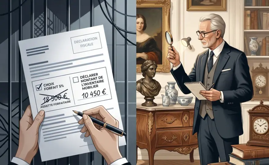 Succession - Forfait mobilier de 5% ou inventaire, comment choisir ?