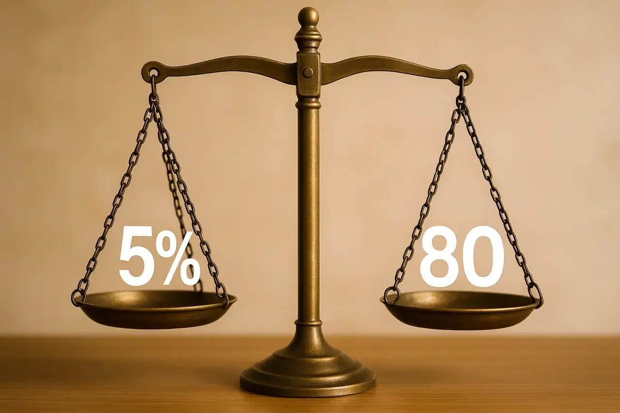 Balance de succession : 5% sur la gauche, 80 sur la droite. Le coût de l'inventaire mobilier est-il équilibré ?